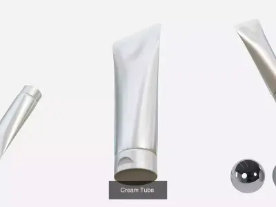 Cosmetic Mockups 3D Model Pack