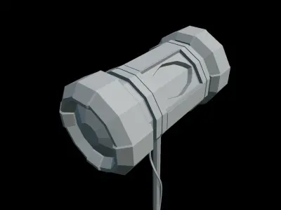 Power Hammer Free low-poly 3D model