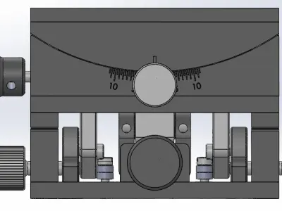 Goniometer Stages Cross Roller 2Axis 3D model