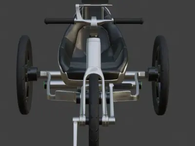 Recumbent Tricycle 3D model purchase