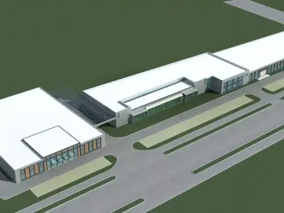Office Building 3D model 176