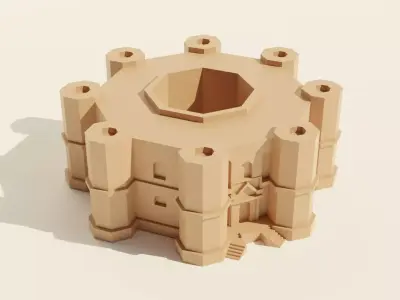 Castel del Monte 3D print model purchase