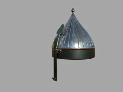 Medieval middle eastern helmet 3D model