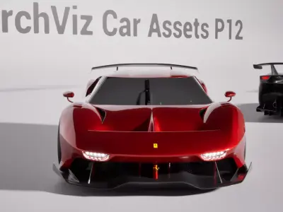 ArchViz Car Assets P12 - Unreal Engine 5 3D model