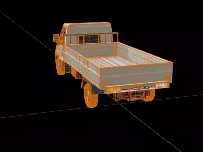 Iveco Daily Pickup Truck 3D model