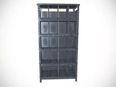 Metal racks Low-poly 3D model