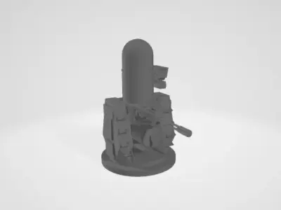 US MK-15 ANTI-AIRCRAFT GATLING GUN AA MACHINEGUN 3D print model