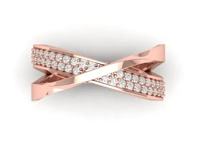 Infinity Wedding Band 3D print model get