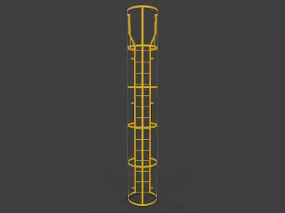 Ladder V03 - High Poly 3D model