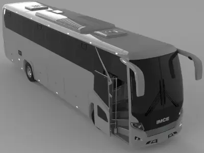 BUS IMCE Platinum - model 3D 3D model