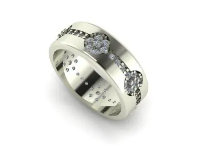 band ring  3D print model