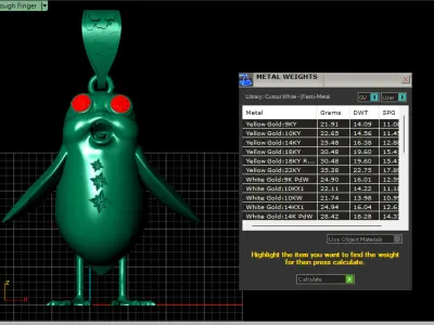 BIRD PENDANT 3D PRINTABLE MODEL Free 3D print model