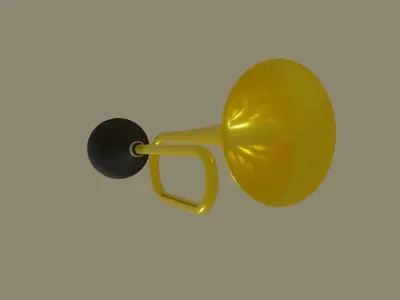 Car Air Horn 3D model