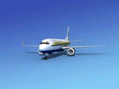 Boeing 737-800 Nania 3D model