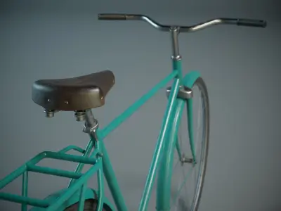 Bicycle PBR Low-poly 3D model