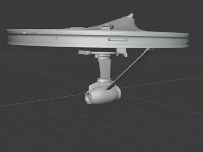 Circship star trek ship in space Free 3D model