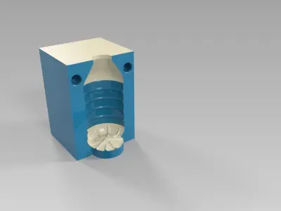 pastic blow mold 3D model