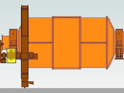 BallMill Diam 43 3D model
