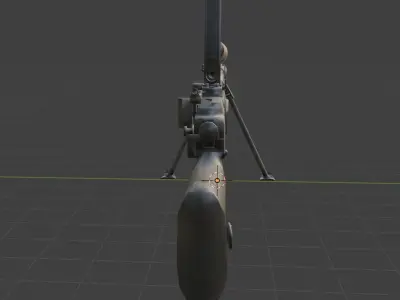weapon type99 Low-poly 3D model