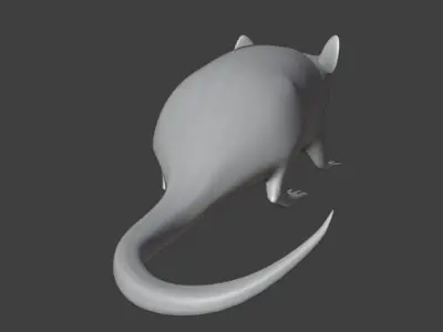 Rat - 3D printable Free 3D model