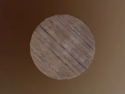 Round Table Low-poly 3D model get