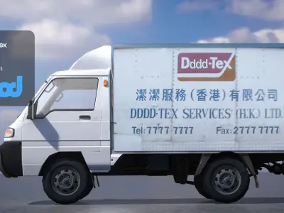 Hk Truck 001 3D model
