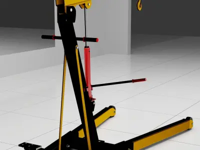 Engine crane 3D model