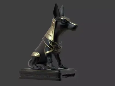 Anubis Statue 3D print model