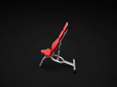 Bench adjustable 3D model