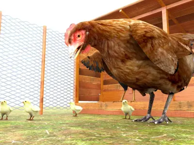 Chicken Coop  3D model