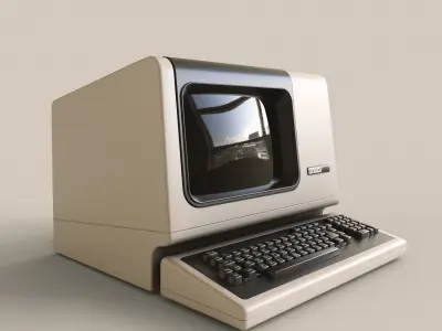 Retro Electronics 3D Model Pack