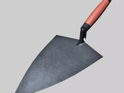 Trowel Low-poly 3D model