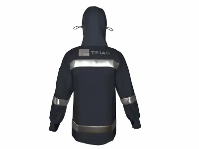 jacket fire 3D model