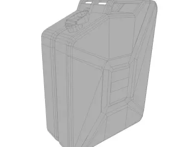 Jerry Can Low-poly 3D model buy