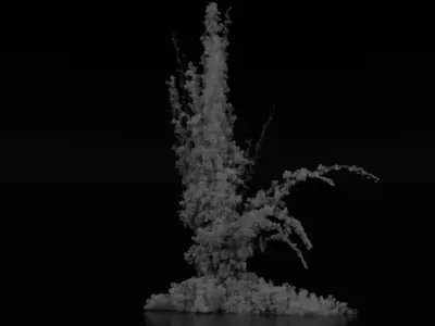 Airstrike Explosion 2 3D model purchase