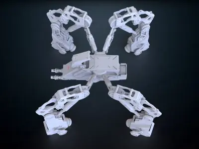 Spider Mech 3D model purchase