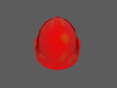 Safety Helmet Low Poly Low-poly 3D model shop