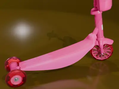 SCOOTER KIDS 3D model
