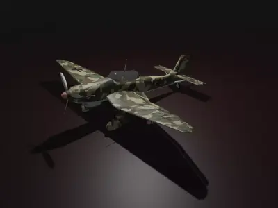 germany ww2 airfighter 3D model