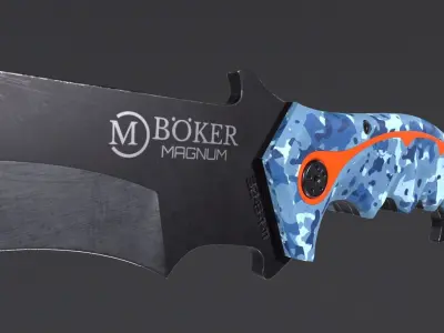 Machete-Lowpoly Low-poly 3D model