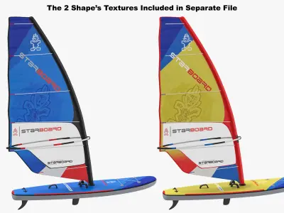 Water Craft Collection 01 3D model