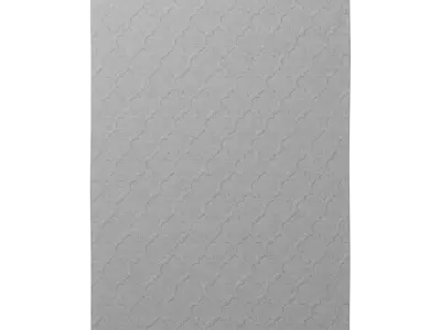  Moroccan Trellis Designer Rug Model, Pale Grey 