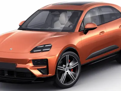 Porsche Macan Turbo 2025 3D model get 3D model