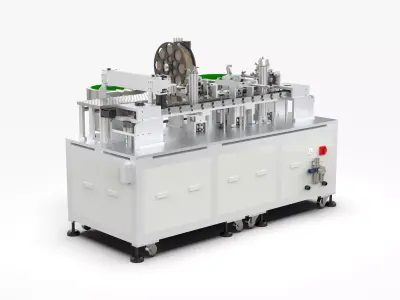 Automatic Solenoid Valve Assembly Machine 3D model