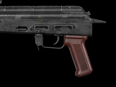 AK - Pistol Grip - AK74 STD Low-poly 3D model