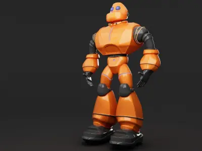 sci fi - character robot - model Free low-poly 3D model