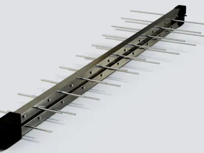 Antenna 19 Low-poly 3D model