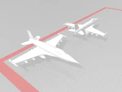 3d Airplane plane 3D print model