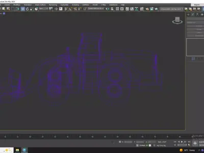 Loader Mining 939L Simplified Low-poly 3D model