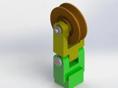 Pulley Free 3D model